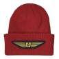 Preview: Beanie Fit Cuffed Gold Wing