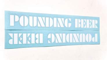 Sticker S&M Pounding Beer