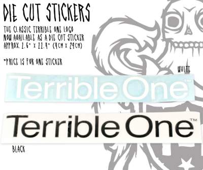 Sticker Terrible One die cut